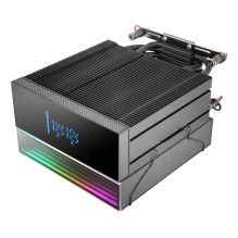 „Mars Gaming MCPU-LCD“ procesoriaus oro aušintuvas, 12 cm, juodas (1 vnt.)