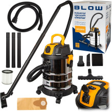 BLOW WD3300 pramoninis dulkių siurblys su 230 V lizdu, 2000 W BLOW WD3300 pramoninis dulkių siurblys su 230 V lizdu, 2000 W