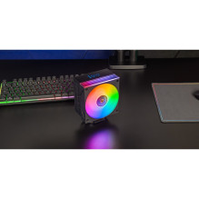 „Mars Gaming MCPU-LCD“ procesoriaus oro aušintuvas, 12 cm, juodas (1 vnt.)