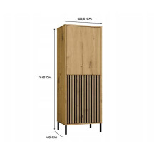 KAMARO 2DK SLIM / GŁ OAK ARTISAN DISPLAY CABINET KAMARO 2DK SLIM / GŁ OAK ARTISAN DISPLAY CABINET