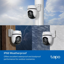 TP-Link lauko panoraminė / pakreipiama apsaugos Wi-Fi kamera. SPECIFIKACIJOS: 3K 5MP (2880x1620), 2,4 GHz, 2 × išorinės TP-Link lauko panoraminė / pakreipiama apsaugos Wi-Fi kamera. SPECIFIKACIJOS: 3K 5MP (2880x1620), 2,4 GHz, 2 × išorinės