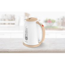 Concept RK2331 electric kettle 1.7 L 2200 W Beige, White Concept RK2331 electric kettle 1.7 L 2200 W Beige, White