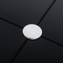 ADLER 8187b black bathroom scales