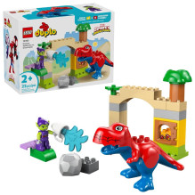 LEGO DUPLO 10463 Dinozauras Voras-Reksas prieš Žaliąjį Gobliną LEGO DUPLO 10463 Dinozauras Voras-Reksas prieš Žaliąjį Gobliną
