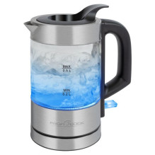 ProfiCook PC-WKS 1228 G elektrinis virdulys 0,5 l 1100 W Nerūdijančio plieno, Permatomas
