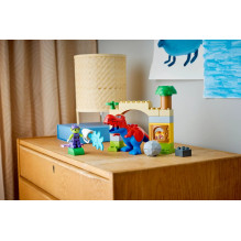 LEGO DUPLO 10463 Dinozauras Voras-Reksas prieš Žaliąjį Gobliną LEGO DUPLO 10463 Dinozauras Voras-Reksas prieš Žaliąjį Gobliną