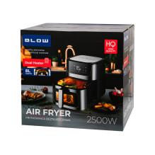 Oro gruzdintuvė be riebalų BLOW 2500W 8L Oro gruzdintuvė be riebalų BLOW 2500W 8L