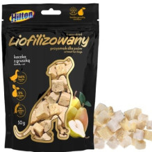 HILTON liofilizuoti skanėstai su antiena ir kriauše - šunims - 50 g
