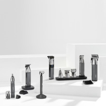 BaByliss Super-X Metal OT996E barzdos kirpimo mašina su baterija, 5,5 mm, drėgnam ir sausam skutimui, sidabrinė