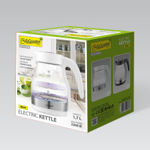 Maestro MR061 electric kettle 1.7 L 2200 W Transparent, White Maestro MR061 electric kettle 1.7 L 2200 W Transparent, White