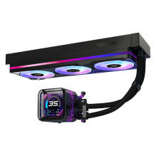 ASRock Phantom Gaming 360 LCD aušinimas ASRock Phantom Gaming 360 LCD aušinimas