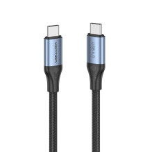 „Vention“ USB 4.0 5A 40 Gbps USB-C–C laidas, pintas, 1 m „Vention“ USB 4.0 5A 40 Gbps USB-C–C laidas, pintas, 1 m