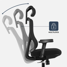 Manager 3.3 juoda besisukanti kėdė Manager 3.3 juoda besisukanti kėdė