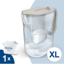 BRITA Style ESSENTIAL XL sand filter jug + MX Pro Pure Performance filter BRITA Style ESSENTIAL XL sand filter jug + MX Pro Pure Performance filter