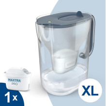 BRITA Style ESSENTIAL XL graphite filter jug + MX Pro Pure Performance filter BRITA Style ESSENTIAL XL graphite filter jug + MX Pro Pure Performance filter