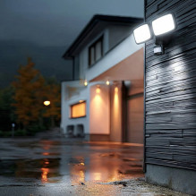 „Maclean“ LED sieninis šviestuvas su PIR jutikliu, 20 W, 1500 lm, IP65, neutrali balta 4000 K, juodas, MCE524 B „Maclean“ LED sieninis šviestuvas su PIR jutikliu, 20 W, 1500 lm, IP65, neutrali balta 4000 K, juodas, MCE524 B