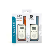 Motorola Talkabout T42 - walkie-talkie, 2-pack (orange-blue)