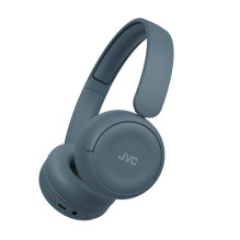JVC HA-S59W ausinės su laidine ir belaide garso aparatūra, galvos juosta, „Bluetooth“, mėlynos