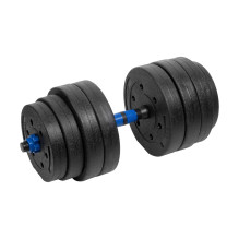 REBEL ACTIVE reguliuojamo svorio bituminis hantelis su jungtimi 1x20kg REBEL ACTIVE reguliuojamo svorio bituminis hantelis su jungtimi 1x20kg