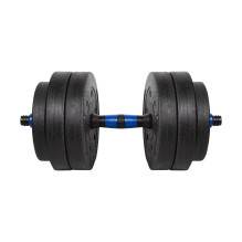 REBEL ACTIVE reguliuojamo svorio bituminis hantelis su jungtimi 1x20kg REBEL ACTIVE reguliuojamo svorio bituminis hantelis su jungtimi 1x20kg