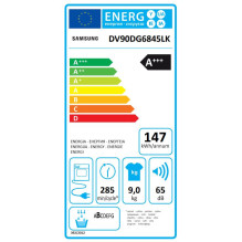 Dryer SAMSUNG DV90DG6845LKU4