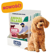 ANIMAL ISLAND jautienos filė sultinyje - šlapias šunų ėdalas - 10 x 150 g