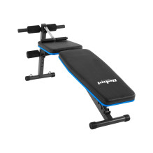 REBEL ACTIVE pasviręs treniruočių suoliukas su kojų fiksatoriais ir elastinėmis juostomis REBEL ACTIVE pasviręs treniruočių suoliukas su kojų fiksatoriais ir elastinėmis juostomis
