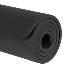 REBEL ACTIVE juodas gimnastikos kilimėlis