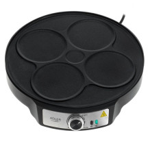 Adler AD 3093 dvipusė elektrinė blyninė 2 viename, juoda Adler AD 3093 dvipusė elektrinė blyninė 2 viename, juoda