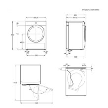 Džiovyklė ELECTROLUX EW8D595RCDE