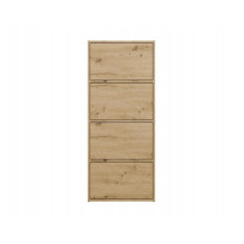 ALMA CHEST OF DRAWERS, ANTHRACITE / ARTISAN OAK