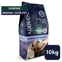 ADDVENA „Power of Nature“ suaugusių vidutinio / didelio dydžio šunų sausas ėdalas su ėriena, 10 kg