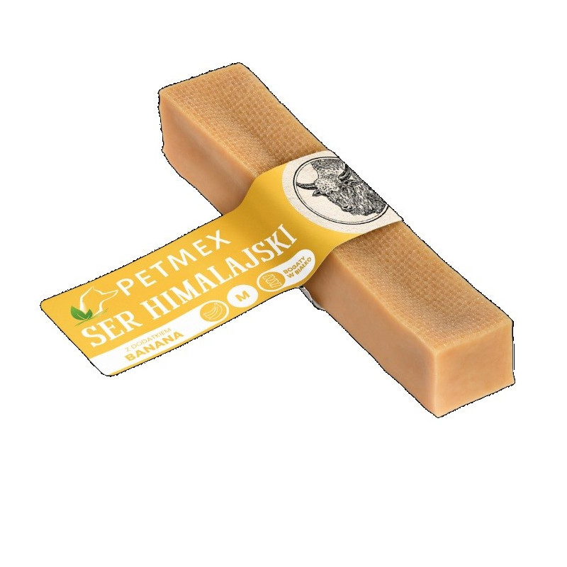PETMEX Himalajų sūris su bananais M - šunų skanėstas - 80g