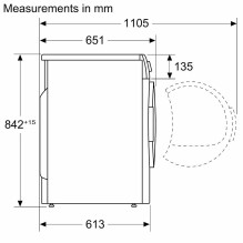 Džiovyklė BOSCH WQB246DLSN
