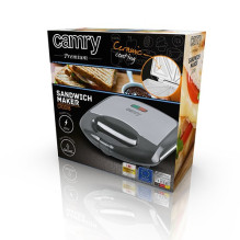 „Camry Premium CR 3018“ sumuštinių keptuvė, 700 W, juoda, sidabrinė „Camry Premium CR 3018“ sumuštinių keptuvė, 700 W, juoda, sidabrinė