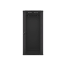 Lanberg prie sienos montuojama stelažinė spintelė 19'' 27U 600x600mm juoda (stiklinės durys) Lanberg prie sienos montuojama stelažinė spintelė 19'' 27U 600x600mm juoda (stiklinės durys)