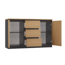 Topeshop 2D3S ANT / ART BA KPL chest of drawers Topeshop 2D3S ANT / ART BA KPL chest of drawers