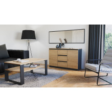 Topeshop 2D3S ANT / ART BA KPL chest of drawers Topeshop 2D3S ANT / ART BA KPL chest of drawers