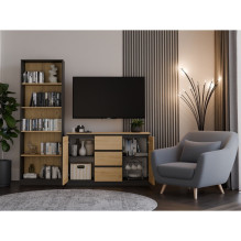 Topeshop 2D3S ANT / ART BA KPL chest of drawers Topeshop 2D3S ANT / ART BA KPL chest of drawers