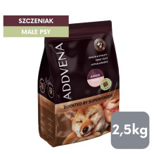 ADDVENA „Boosted by superfoods Junior Small Beef“ sausas šunų ėdalas – 2,5 kg ADDVENA „Boosted by superfoods Junior Small Beef“ sausas šunų ėdalas – 2,5 kg