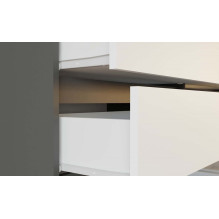 M6 MALWA CHEST OF DRAWERS 120 CM 6 DRAWERS ANTHRACITE / WHITE M6 MALWA CHEST OF DRAWERS 120 CM 6 DRAWERS ANTHRACITE / WHITE