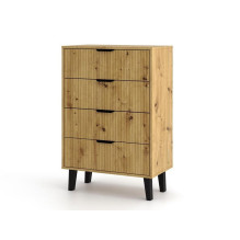 SCANDI 4S SLIM ĄŽUOLINĖ ARTISAN KOMODA SU STALČIAIS SCANDI 4S SLIM ĄŽUOLINĖ ARTISAN KOMODA SU STALČIAIS