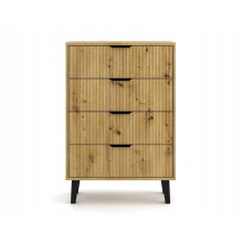 SCANDI 4S SLIM ĄŽUOLINĖ ARTISAN KOMODA SU STALČIAIS SCANDI 4S SLIM ĄŽUOLINĖ ARTISAN KOMODA SU STALČIAIS