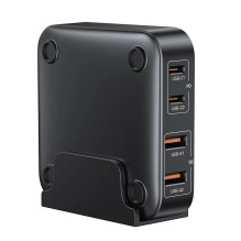 GaN tinklo įkroviklis - Unitek P1228ABK01-EU, 70 W, 2 x USB-C, 2 x USB-A GaN tinklo įkroviklis - Unitek P1228ABK01-EU, 70 W, 2 x USB-C, 2 x USB-A