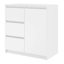 Topeshop 1D3S BIEL KPL komoda