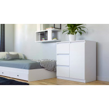 Topeshop 1D3S BIEL KPL chest of drawers Topeshop 1D3S BIEL KPL chest of drawers