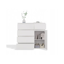 MALWA 1D5S WHITE CHEST OF DRAWERS