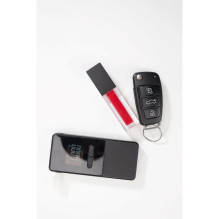 „AlcoAlert Smart“ elektrocheminis alkotesteris, juodas
