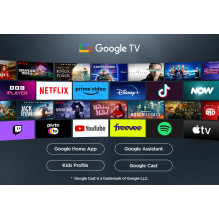 TCL P7K 43P7K televizorius 109,2 cm (43") 4K Ultra HD išmanusis televizorius „Wi-Fi“ metalinis 430 cd/m²