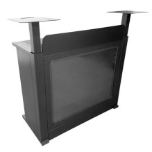 DNA Professional DJ BOOTH BK - DJ booth with illuminated RGB LED panel (black) DNA Professional DJ BOOTH BK - DJ booth with illuminated RGB LED panel (black)